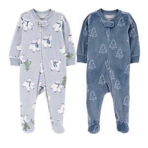 Carter’s Child of Mine Cozy Sleep N Play Bundle, 0-3M & 3–6M NWT